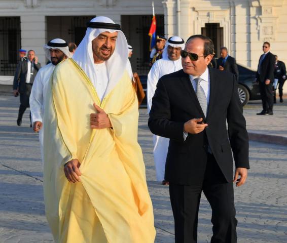 الرئيس السيسي والشيخ محمد بن زايد آل نهيان