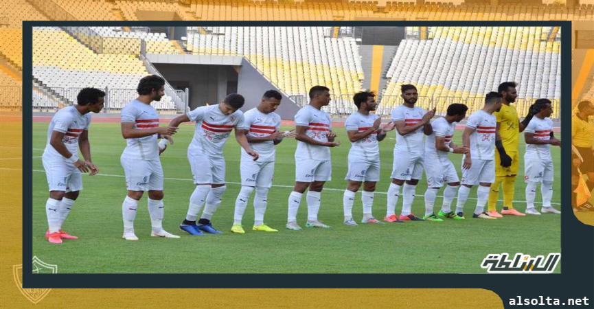 مباراة الزمالك وبيراميدز الودية على ملعب برج العرب بالإسكندرية في إطار استعداداتهما لاستئناف الدوري  الممتاز - صورة أرشيفية