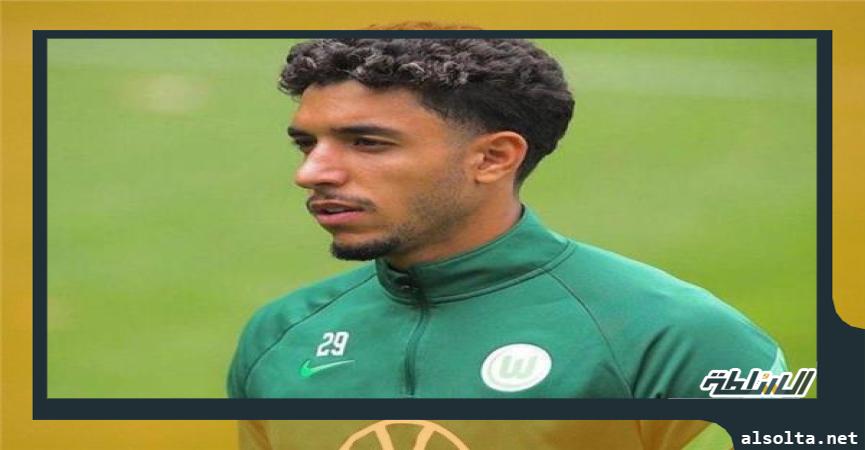 الدولي المصري عمر مرموش لاعب فولفسبورج الألماني